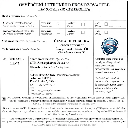 Atmospherica Private Jets